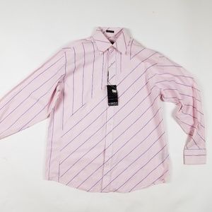 Vibes Casual Button Down  Shirt Size Large